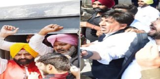 ਮਨੀਸ਼ ਸਿਸੋਦੀਆ ਦੀ ਗ੍ਰਿਫਤਾਰੀ ਦਾ ਵਿਰੋਧ ਕਰਨ ਦੌਰਾਨ ‘ਆਪ’ ਦੇ ਕਈ ਮੰਤਰੀਆਂ ਤੇ ਵਰਕਰਾਂ ਨੂੰ ਪੁਲਿਸ ਨੇ ਕੀਤਾ ਗ੍ਰਿਫਤਾਰ