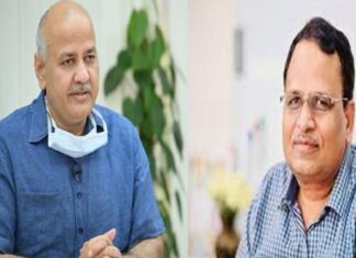 ਵੱਡੀ ਖਬਰ : ਸਤੇਂਦਰ ਜੈਨ ਅਤੇ ਮਨੀਸ਼ ਸਿਸੋਦੀਆ ਨੇ ਦਿੱਤਾ ਅਸਤੀਫ਼ਾ