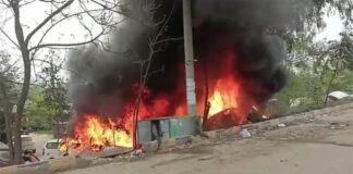 ਥਾਣਾ ਸੁਭਾਨਪੁਰ ਮਾਲ ਮੁਕੱਦਮੇ ਨੂੰ ਲੱਗੀ ਅੱਗ, 35 ਮੋਟਰਸਾਈਕਲ ਤੇ 12 ਗੱਡੀਆਂ ਸੜ ਕੇ ਸਵਾਹ