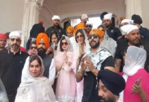 ਫਿਲਮ ‘ਚ ਪੰਜਾਬਣ ਦਾ ਕਿਰਦਾਰ ਨਿਭਾਉਣ ਤੋਂ ਪਹਿਲਾਂ ਅਦਾਕਾਰਾ ਸ਼ਿਲਪਾ ਸ਼ੈਟੀ ਪਤੀ ਨਾਲ ਹਰਿਮੰਦਰ ਸਾਹਿਬ ਹੋਈ ਨਤਮਸਤਕ