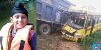 ਦਰਦਨਾਕ ! ਸਕੂਲ ਵੈਨ ਤੇ ਟਰੱਕ ਦੀ ਟੱਕਰ ‘ਚ 13 ਸਾਲ ਦੇ ਵਿਦਿਆਰਥੀ ਦੀ ਮੌਤ