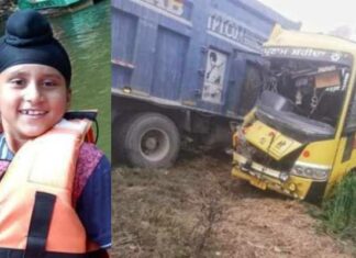 ਦਰਦਨਾਕ ! ਸਕੂਲ ਵੈਨ ਤੇ ਟਰੱਕ ਦੀ ਟੱਕਰ ‘ਚ 13 ਸਾਲ ਦੇ ਵਿਦਿਆਰਥੀ ਦੀ ਮੌਤ