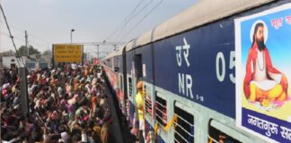 ਜਲੰਧਰ : ਮੁੱਖ ਮੰਤਰੀ ਨੇ ਹਰੀ ਝੰਡੀ ਦੇ ਕੇ ਬੇਗਮਪੁਰਾ ਐਕਸਪ੍ਰੈਸ ਨੂੰ ਕਾਂਸ਼ੀ ਲਈ ਕੀਤਾ ਰਵਾਨਾ, ਸਿਟੀ ਰੇਲਵੇ ਸਟੇਸ਼ਨ ‘ਤੇ ਦਿਸਿਆ ਆਸਥਾ ਦਾ ਹੜ੍ਹ