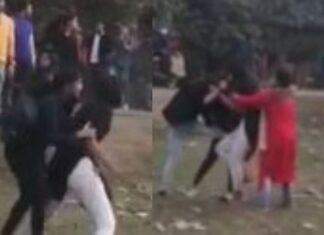 ਰੋਜ਼ ਡੇਅ ਨੇ ਪਾਇਆ ਪੁਆੜਾ : ਪੱਕੀਆਂ ਸਹੇਲੀਆਂ ਨੇ ਪੁੱਟੇ ਇਕ ਦੂਜੇ ਦੇ ਵਾਲ਼, ਇੱਟਾਂ ਵੀ ਚੱਲੀਆਂ, ਵੀਡੀਓ ਵਾਇਰਲ