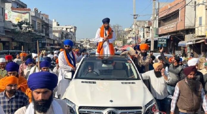 ਜਲੰਧਰ ਦੇ ਮਹਿਤਪੁਰ ਤੋਂ ਅੰਮ੍ਰਿਤਪਾਲ ਸਿੰਘ ਦੀ ਮਰਸੀਡੀਜ਼ ਬਰਾਮਦ