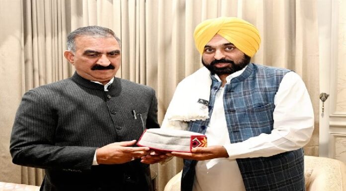 ਹਿਮਾਚਲ ਸਰਕਾਰ ਵੱਲੋਂ ਪੰਜਾਬ ਦੇ ਪਾਣੀ ‘ਤੇ ਕੋਈ ਵੀ ਸੈੱਸ ਨਹੀਂ ਲਾਇਆ ਜਾਵੇਗਾ – CM ਮਾਨ