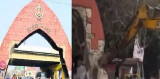 ਲੁਧਿਆਣਾ ‘ਚ NHAI ਨੇ ਗੁਰੂ ਗੋਬਿੰਦ ਸਿੰਘ ਮਾਰਗ ਦਾ ਤੋੜਿਆ ਗੇਟ : SGPC ਭੜਕੀ; ਕਿਹਾ – ਤੋੜਨ ਸਮੇਂ ਗੁਰੂ ਦਾ ਨਾਮ ਤੇ ਖੰਡਾ ਸਾਹਿਬ ਨਾ ਉਤਾਰ ਕੇ ਬੇਅਦਬੀ ਕੀਤੀ