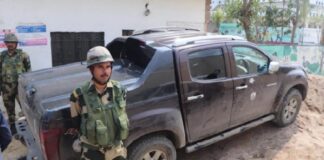 ਜਲੰਧਰ ਪੁਲਿਸ ਨੇ ਪਿੰਡ ਸਲੇਮਾ ਤੋਂ ਅੰਮ੍ਰਿਤਪਾਲ ਵਲੋਂ ਭੱਜਣ ਸਮੇਂ ਵਰਤੀ ਗੱਡੀ ਕੀਤੀ ਬਰਾਮਦ, ਕਾਰ ‘ਚੋਂ ਮਿਲੇ ਹਥਿਆਰ