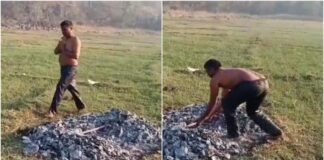 ਭਰਾ ਦੀ ਪਤਨੀ ਨਾਲ ਇਸ਼ਕ ਦੀ ਪੰਚਾਇਤ ਨੇ ਦਿੱਤੀ ਸਜ਼ਾ, ਨੌਜਵਾਨ ਨੂੰ ਗਰਮ ਕੋਲਿਆਂ ‘ਚੋਂ ਲੰਘਾਇਆ !