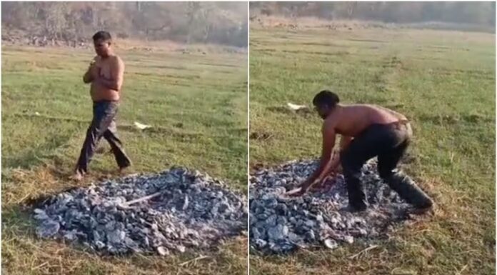 ਭਰਾ ਦੀ ਪਤਨੀ ਨਾਲ ਇਸ਼ਕ ਦੀ ਪੰਚਾਇਤ ਨੇ ਦਿੱਤੀ ਸਜ਼ਾ, ਨੌਜਵਾਨ ਨੂੰ ਗਰਮ ਕੋਲਿਆਂ ‘ਚੋਂ ਲੰਘਾਇਆ !