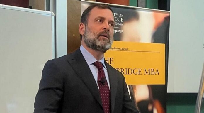 ਕੈਂਬਰਿਜ ਯੂਨੀਵਰਸਿਟੀ ‘ਚ ਰਾਹੁਲ ਗਾਂਧੀ ਨੇ ਕਿਹਾ- “ਭਾਰਤ ਨੂੰ ਤਬਾਹ ਕਰ ਰਹੇ ਨੇ ਮੋਦੀ”