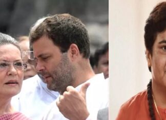 ਪ੍ਰਗਿਆ ਠਾਕੁਰ ਦਾ ਰਾਹੁਲ ਗਾਂਧੀ ‘ਤੇ ਤੰਜ, ਕਿਹਾ- ਵਿਦੇਸ਼ੀ ਮਹਿਲਾ ਤੋਂ ਪੈਦਾ ਹੋਇਆ ਮੁੰਡਾ ਦੇਸ਼ ਭਗਤ ਨਹੀਂ ਹੋ ਸਕਦਾ