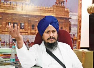 ਸ੍ਰੀ ਅਕਾਲ ਤਖਤ ਦੇ ਜਥੇਦਾਰ ਦਾ ਸੂਬਾ ਸਰਕਾਰ ਨੂੰ ਅਲਟੀਮੇਟਮ, 24 ਘੰਟਿਆਂ ‘ਚ ਰਿਹਾਅ ਕੀਤੇ ਜਾਣ ਸਾਰੇ ਨੌਜਵਾਨ