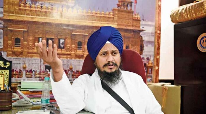 ਪੰਜਾਬ ਤੇ ਹਰਿਆਣਾ ‘ਚ ਹੋ ਰਹੀਆਂ ਬੇਅਦਬੀਆਂ ਸੋਚੀ ਸਮਝੀ ਸਾਜਿਸ਼ ਦਾ ਹਿੱਸਾ : ਗਿਆਨੀ ਹਰਪ੍ਰੀਤ ਸਿੰਘ