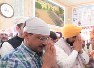 CM ਮਾਨ ਤੇ ਦਿੱਲੀ ਦੇ ਮੁੱਖ ਮੰਤਰੀ ਅਰਵਿੰਦ ਕੇਜਰੀਵਾਲ ਨੇ ਬੱਲਾਂ ਵਿਖੇ ਗੁਰੂ ਰਵਿਦਾਸ ਬਾਣੀ ਅਧਿਅਨ ਕੇਂਦਰ ਦਾ ਰੱਖਿਆ ਨੀਂਹ-ਪੱਥਰ