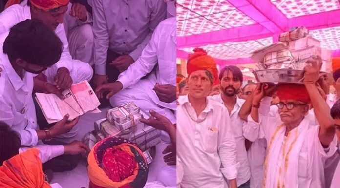 ਰਚਿਆ ਇਤਿਹਾਸ : ਭਾਣਜੀ ਦੇ ਵਿਆਹ ‘ਚ 3 ਕਰੋੜ ਦਾ ਸ਼ਗਨ ਲੈ ਕੇ ਪਹੁੰਚੇ ਮਾਮਾ, ਪਿੰਡ ਦੇ ਹਰੇਕ ਪਰਿਵਾਰ ਨੂੰ ਚਾਂਦੀ ਦਾ ਇਕ-ਇਕ ਸਿੱਕਾ ਵੀ ਦਿੱਤਾ