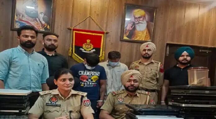 ਥਾਣੇ ‘ਚੋਂ ਲੈਪਟਾਪ ਚੋਰੀ ਕਰਨ ਵਾਲੇ ਨੌਜਵਾਨ ਗ੍ਰਿਫਤਾਰ, 70 ਲੈਪਟਾਪ ਤੇ ਕੈਸ਼ ਬਰਾਮਦ