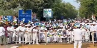 ਰਾਹੁਲ ਗਾਂਧੀ ਦੀ ਸੰਸਦ ਤੋਂ ਮੈਂਬਰਸ਼ਿਪ ਰੱਦ ਹੋਣ ਖਿਲਾਫ਼ ਕਾਂਗਰਸ ਦਾ ਸੱਤਿਆਗ੍ਰਹਿ