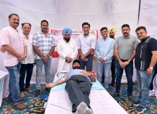 BLOOD DONATION IS A REAL SERVICE OF HUMANITY- SUKHDEV SINGH