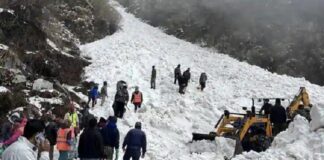 ਸਿੱਕਮ ‘ਚ ਬਰਫ਼ੀਲਾ ਤੂਫ਼ਾਨ ਆਉਣ ਨਾਲ 6 ਸੈਲਾਨੀਆਂ ਦੀ ਮੌਤ