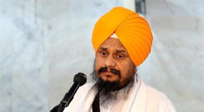 ਵਿਸਾਖੀ ਮੌਕੇ ਜਥੇਦਾਰ ਹਰਪ੍ਰੀਤ ਸਿੰਘ ਬੋਲੇ : ਹਰ ਸਿੱਖ ਘਰ ‘ਚ ਤਲਵਾਰ ਰੱਖੇ