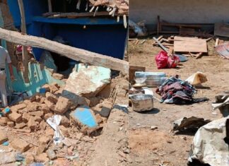 ਵਿਆਹ ‘ਚ ਮਿਲਿਆ ਹੋਮ ਥੀਏਟਰ ਚਲਾਉਂਦੇ ਹੀ ਹੋਇਆ ਬਲਾਸਟ, ਲਾੜੇ ਤੇ ਭਰਾ ਦੀ ਮੌਤ, ਛੱਤ ਹੋਈ ਢਹਿ ਢੇਰੀ