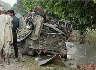 ਲੁਧਿਆਣਾ ਦੇ 5 ਲੋਕਾਂ ਦੀ UP ‘ਚ ਵਾਪਰੇ ਹਾਦਸੇ ‘ਚ ਹੋਈ ਮੌਤ, 9 ਗੰਭੀਰ ਜ਼ਖਮੀ