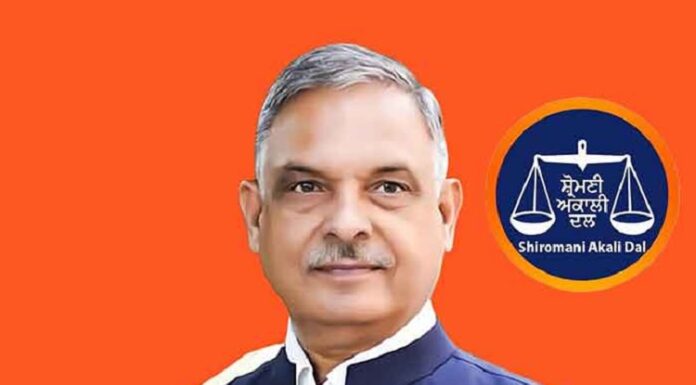 ਡਾ. ਸੁਖਵਿੰਦਰ ਸੁੱਖੀ ਹੋਣਗੇ ਜਲੰਧਰ ਜ਼ਿਮਨੀ ਚੋਣ ਲਈ ਅਕਾਲੀ ਦਲ ਦੇ ਉਮੀਦਵਾਰ
