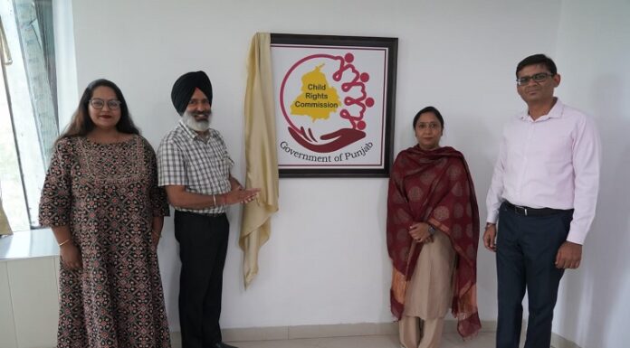 ਕੈਬਨਿਟ ਮੰਤਰੀ ਡਾ. ਬਲਜੀਤ ਕੌਰ ਨੇ ਬਾਲ ਅਧਿਕਾਰ ਕਮਿਸ਼ਨ ਦਾ ਲੋਗੋ ਕੀਤਾ ਜਾਰੀ