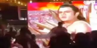 ਰੈਸਟੋ-ਬਾਰ ਦੇ ਪਰਦੇ ‘ਤੇ ਚੱਲ ਰਹੀ ਸੀ ਰਾਮਾਇਣ, ਮੂਹਰੇ ਲੋਕ ਲਾ ਰਹੇ ਸਨ ਠੁਮਕੇ, ਵੀਡੀਓ ਵਾਇਰਲ