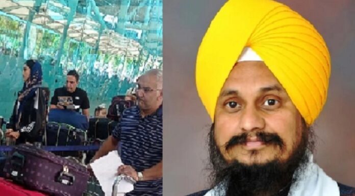 ਅੰਮ੍ਰਿਤਪਾਲ ਦੀ ਪਤਨੀ ਕਿਰਨਦੀਪ ਦੇ ਹੱਕ ‘ਚ ਆਏ ਅਕਾਲ ਤਖਤ ਦੇ ਜਥੇਦਾਰ, ਏਅਰਪੋਰਟ ‘ਤੇ ਰੋਕਣ ‘ਤੇ ਚੁੱਕੇ ਸਵਾਲ