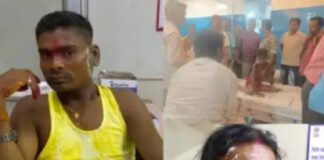 ਵਿਆਹ ਸਮਾਗਮ ‘ਚ ਚੀਕ-ਚਿਹਾੜਾ : ਸਟੇਜ ‘ਤੇ ਬੈਠੇ ਲਾੜਾ-ਲਾੜੀ ‘ਤੇ ਸਿਰਫਿਰੇ ਨੇ ਸੁੱਟਿਆ ਤੇਜ਼ਾਬ