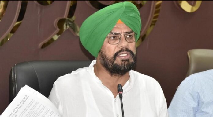 ਮੰਡੀਆਂ ‘ਚੋਂ ਸਮੇਂ ਸਿਰ ਚੁੱਕੀ ਜਾਵੇਗੀ ਕਿਸਾਨਾਂ ਦੀ ਕਣਕ ਦੀ ਫਸਲ : ਕੈਬਨਿਟ ਮੰਤਰੀ