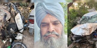 ਫਿਰੋਜ਼ਪੁਰ ‘ਚ ਕਾਰ ਨੇ ਮੋਟਰਸਾਈਕਲ ਸਵਾਰ ਜੋੜੇ ਨੂੰ ਮਾਰੀ ਟੱਕਰ, ਪਤੀ ਦੀ ਮੌਤ, ਪਤਨੀ ਸੀਰੀਅਸ