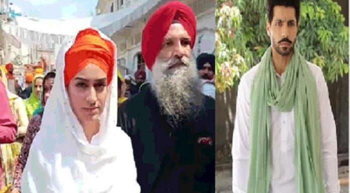 ਦੀਪ ਸਿੱਧੂ ਦੇ ਜਨਮਦਿਨ ਮੌਕੇ ਰੀਨਾ ਰਾਏ ਦਸਤਾਰ ਸਜਾ ਕੇ ਹਰਿਮੰਦਰ ਸਾਹਿਬ ਮੱਥਾ ਟੇਕਣ ਪੁੱਜੀ