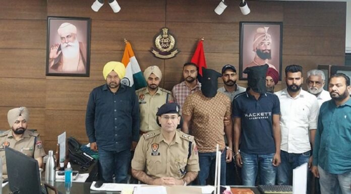 Breaking : ਰੂਪਨਗਰ ‘ਚ ਜੱਗੂ ਭਗਵਾਨਪੁਰੀਆ ਦੇ ਸਾਥੀ ਹਥਿਆਰਾਂ ਸਮੇਤ ਗ੍ਰਿਫਤਾਰ