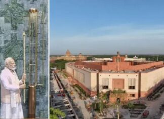 PM ਮੋਦੀ ਨੇ ਨਵੀਂ ਸੰਸਦ ਦਾ ਕੀਤਾ ਉਦਘਾਟਨ, ਲੋਕ ਸਭਾ ‘ਚ ਸਥਾਪਿਤ ਕੀਤਾ ‘ਸੇਂਗੋਲ’