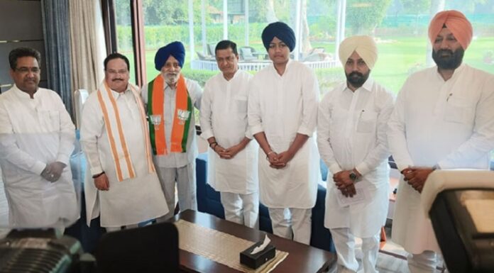 ਪੰਜਾਬ ਦੇ ਸਾਬਕਾ ਸਪੀਕਰ ਚਰਨਜੀਤ ਸਿੰਘ ਅਟਵਾਲ ਭਾਜਪਾ ‘ਚ ਹੋਏ ਸ਼ਾਮਲ