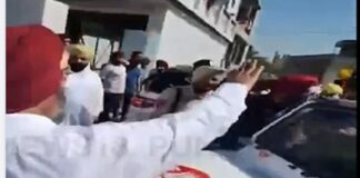 ਜਲੰਧਰ ਜ਼ਿਮਨੀ ਚੋਣ : ਸ਼ਾਹਕੋਟ ‘ਚ ਕਾਂਗਰਸੀ ਤੇ ਆਪ ਵਰਕਰਾਂ ਵਿਚਾਲੇ ਹੱਥੋਪਾਈ, ਆਪ ਵਿਧਾਇਕ ਨੂੰ ਘੇਰਿਆ