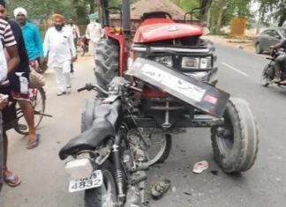 ਨਕੋਦਰ ਮੱਥਾ ਟੇਕਣ ਜਾ ਰਹੇ ਬਾਈਕ ਸਵਾਰਾਂ ਨਾਲ ਵਾਪਰਿਆ ਭਿਆਨਕ ਹਾਦਸਾ, 1 ਨੌਜਵਾਨ ਦੀ ਮੌਤ