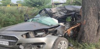 ਲੁਧਿਆਣਾ : ਤੇਜ਼ ਰਫਤਾਰ ਸਵਿਫਟ ਦਰੱਖਤ ‘ਚ ਵੱਜੀ, 4 ਭੈਣਾਂ ਦੇ ਇਕਲੌਤੇ ਭਰਾ ਸਮੇਤ ਦੋਸਤ ਦੀ ਮੌਤ