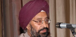 ਉੱਘੇ ਪੰਜਾਬੀ ਲੇਖਕ ਤੇ ਪੱਤਰਕਾਰ ਪ੍ਰੋ. ਪਿਆਰਾ ਸਿੰਘ ਭੋਗਲ ਦਾ ਹੋਇਆ ਅਕਾਲ ਚਲਾਣਾ