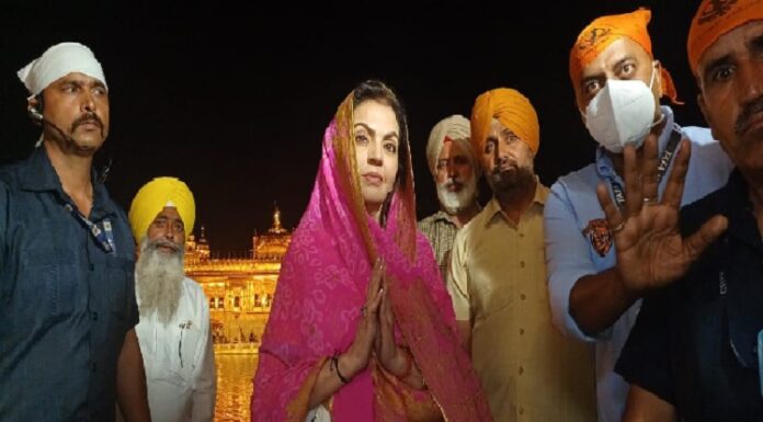 ਸ੍ਰੀ ਦਰਬਾਰ ਸਾਹਿਬ ਨਤਮਸਤਕ ਹੋਏ ਨੀਤਾ ਅੰਬਾਨੀ, ਸਰਬੱਤ ਦੇ ਭਲੇ ਦੀ ਕੀਤੀ ਅਰਦਾਸ