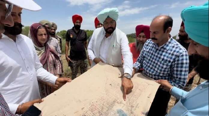 ਧਾਲੀਵਾਲ ਨੇ ਛੁਡਵਾਈ 264 ਕਰੋੜ ਰੁਪਏ ਮੁੱਲ ਦੀ 176 ਏਕੜ ਸਰਕਾਰੀ ਪੰਚਾਇਤੀ ਜ਼ਮੀਨ