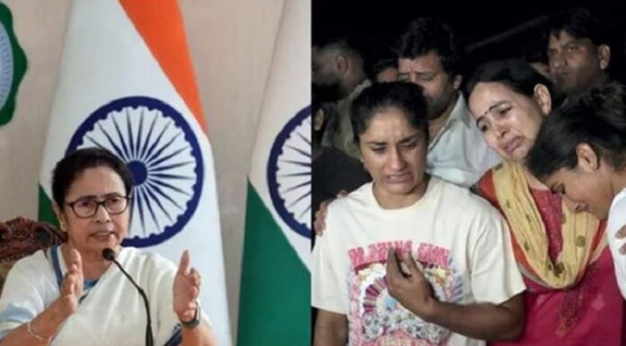 ਸਾਰਾ ਦੇਸ਼ ਮਹਿਲਾ ਰੈਸਲਰਾਂ ਦੇ ਹੰਝੂ ਦੇਖ ਰਿਹੈ, ਭਾਜਪਾ ਵਾਲਿਓ, ਦੇਸ਼ ਤੁਹਾਨੂੰ ਕਦੇ ਮਾਫ ਨਹੀਂ ਕਰੇਗਾ : ਮਮਤਾ ਬੈਨਰਜੀ