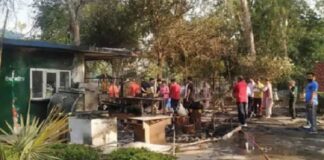 ਅੰਮ੍ਰਿਤਸਰ ਦੀ ਚਿਲਡਰਨ ਪਾਰਕ ਦੀ ਕੰਟੀਨ ‘ਚ ਲੱਗੀ ਅੱਗ, ਲੱਖਾਂ ਦਾ ਨੁਕਸਾਨ, ਸ਼ਾਰਟ-ਸਰਕਟ ਬਣੀ ਵਜ੍ਹਾ