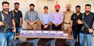 ਬ੍ਰੇਕਿੰਗ : ਲਾਰੈਂਸ ਬਿਸ਼ਨੋਈ ਗੈਂਗ ਦੇ 4 ਸ਼ੂਟਰ ਹਥਿਆਰਾਂ ਸਮੇਤ ਗ੍ਰਿਫਤਾਰ, ਕਈ ਅਪਰਾਧਿਕ ਕੇਸਾਂ ‘ਚ ਹਨ ਸ਼ਾਮਲ