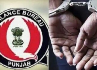 18 ਹਜ਼ਾਰ ਦੀ ਰਿਸ਼ਵਤ ਲੈਂਦਾ ਪਟਵਾਰੀ ਤੇ PA ਗ੍ਰਿਫਤਾਰ, ਜੱਦੀ ਜ਼ਮੀਨ ਦੇ ਤਬਾਦਲੇ ਬਦਲੇ ਮੰਗੇ ਸੀ ਪੈਸੇ