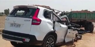 ਅਬੋਹਰ : ਦੋਸਤ ਨੂੰ ਮਿਲ ਕੇ ਆ ਰਹੇ ਸਕਾਰਪੀਓ ਸਵਾਰ ਨੌਜਵਾਨ ਨੂੰ ਡੰਪਰ ਨੇ ਮਾਰੀ ਟੱਕਰ, ਦਰਦਨਾਕ ਮੌਤ