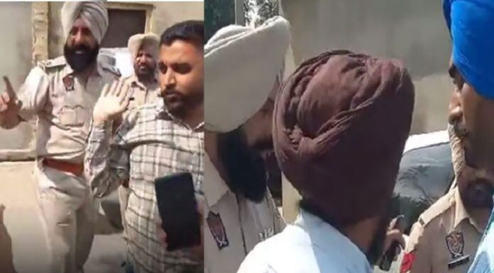 ਖੰਨਾ ‘ਚ ਪੁਲਿਸ ਮੁਲਾਜ਼ਮਾਂ ਨਾਲ ਧੱਕਾਮੁੱਕੀ : ਪਾੜੀ ਵਰਦੀ, ਗੱਡੀ ਵੀ ਭੰਨੀ, ਛਾਪੇਮਾਰੀ ਕਰਨ ਗਈ ਸੀ ਟੀਮ